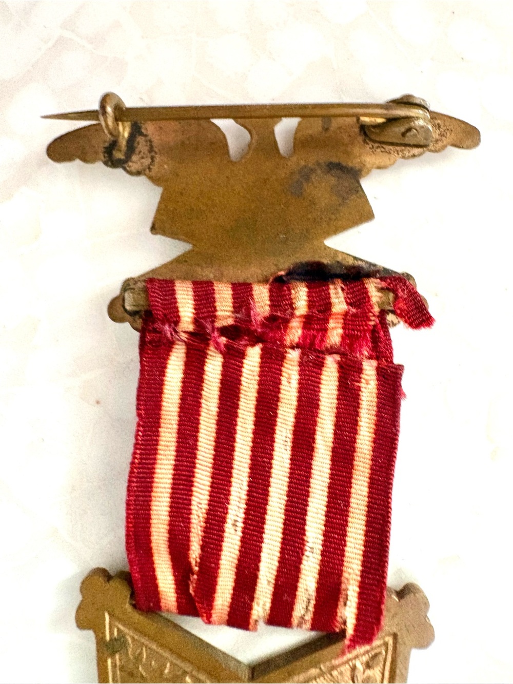 GAR Civil War Veteran Medal 1861-1866 Grand Army of the Republic American Flag - Picture 4 of 5
